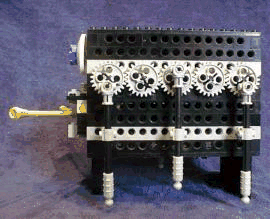 6 beiniger Lego Roboter mit nur zwei Motoren